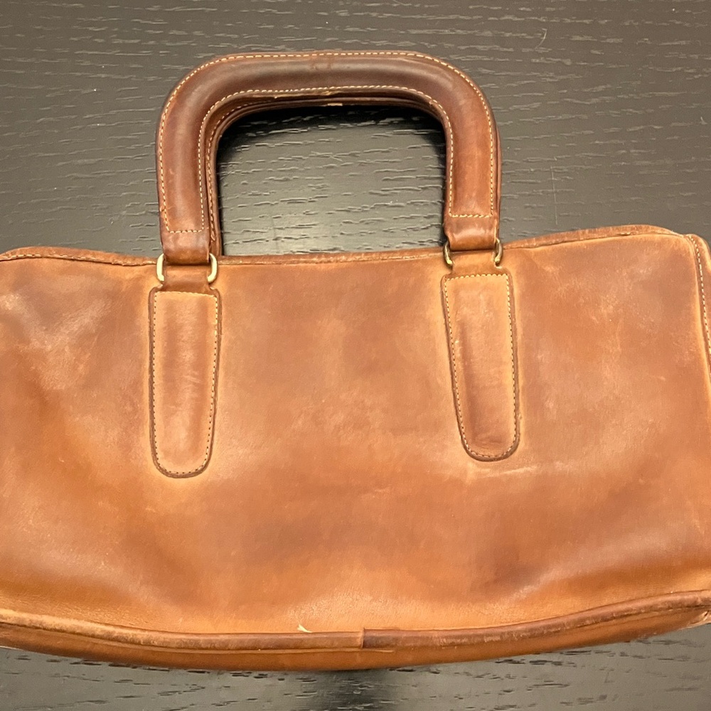 Coach Dark Brown Leather Bag